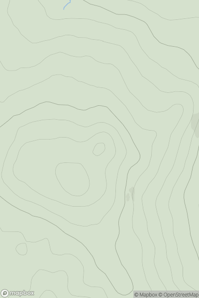 Thumbnail image for Laggan Hill [Inverness to Strathspey] showing contour plot for surrounding peak